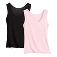 thumbnail image 1 of Pyjamas pour Femmes, Mode Femmes Dames Débardeur Uni à Encolure en U Hauts de Pyjama 3 Pcs Hauts de Bas, Cadeaux pour Femmes, TTTG, 1 of 2