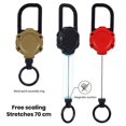 thumbnail image 3 of MesaSe Telescopic Magnetic Key Chain High Rebound Multi-purpose Safety Buckle Backpack Anti-Loss Key Ring Holder Camping Gear, 3 of 6