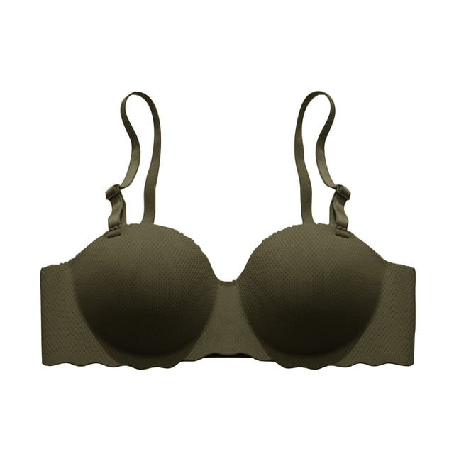 Timegard Seamless Bras for Women Adjustable Strap Full Support Comfort Breathable Push up Daily Bras