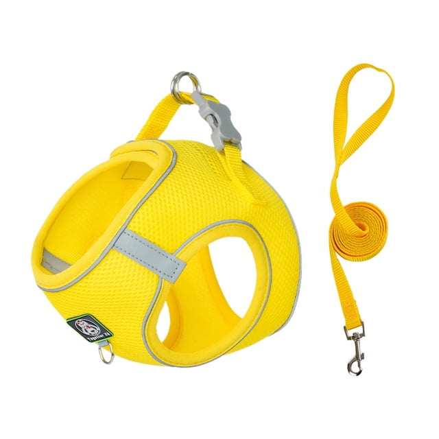 Birdeem Pet Harnesses and Leash Set\ Soft and Breathable Vests with Reflective Strip\ Escape Proof Pet Harnesses\ Easy To Wear for Pet Walking and Running
