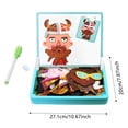 thumbnail image 3 of Noehoiugi Alphabet Learning Magnet Toy - Letter & Image Tiles With Marker, Educational Activity Toy For Kids’ Skill Building, 3 of 4