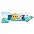 thumbnail image 3 of SignMission P-ARROW10-999573 10 x 30 Po de Large la Piscine Est Ouverte Signe Flèche, 3 of 4