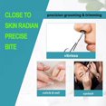 thumbnail image 5 of CUITING 2 pcs Small Scissors  Comfort-Grip Handles  Facial Hair Grooming Set Eyebrow Nose Hair Trimming Kit, 5 of 5