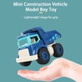 thumbnail image 3 of DEBGFS Engineering Truck Toys Simulation Excavator Dump Truck Mixer Trucks Inertial Drive Forward Vehicle Toy No Battery Required Mini Construction Vehicle Model Boy Toy Children Gift,red, 3 of 8