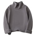 thumbnail image 1 of MeetoTime Haut à Demi-Col Roulé en Coton pour Bébé Manches Longues Couleur Unie Automne Hiver pour Garçons Filles, 1 of 3