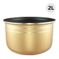 thumbnail image 2 of Graflsoa Premium Gold Non-Stick Rice Cooker Liner - 2L Extra Thick Aluminum Alloy, Universal Fit for Most Cookers, Food-Grade Coating, Durable & Healthy Design, 2 of 4