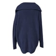 thumbnail image 5 of KIHOUT Womens Long Cardigans Long Sleeve Oversized Cable Knitted Open Front Chunky Hooded Outerwear Sweater Coat, 5 of 5