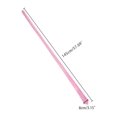 thumbnail image 4 of INSPIRE CHIC Men's Solid Color Narrow Stripes Necktie Graduation Suit Formal Ties Pink, 4 of 5