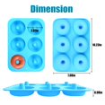 thumbnail image 2 of Topdeal 6-Cavity Nonstick Silicone Baking Mold Pan 2 Pieces, 2 of 9