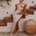 thumbnail image 4 of Women‘s Long Bodycon Dress with Spaghetti Straps, 4 of 5