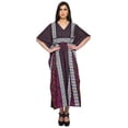 thumbnail image 1 of Moomaya Caftan pour Femmes Grande Taille Tenue d'Été Sortie de Plage Kimono Robe Caftan, 1 of 6