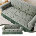 thumbnail image 1 of Sales Today Clearance! Reversible Water Resistant Sofa Cover with Elastic Straps and Foam Sticks for Pet Protection, 1 of 6