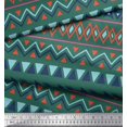 thumbnail image 3 of Soimoi Modal Satin Fabric Geometric African Printed Craft Fabric by the Yard 42 Inch Wide, 3 of 3