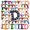 2A, variant on Cartoon Letter Theme Stickers, Waterproof Letter Theme Sticker for Water Bottle Laptop Phone Cases Planner Skateboard Luggage Helmet Party Favor Decor, Ideal for Adults Teens Teacher Rewards