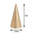 thumbnail image 1 of pitrice Gold Jewelry Display Earrings Stand Jewellery Display Rack Creative Stand for Bracelet Stand Creative Gifts 2.5X5cm Cone, 1 of 5