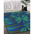 thumbnail image 3 of Ahgly Company Tapis d'Intérieur Lavable en Machine Carré Vert Jade, 8 Pieds Carré, 3 of 7