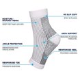 thumbnail image 3 of 3Pairs Soothe Relief Compression Socks, Fitness Compression Socks Elastic Cycling Socks Ankle Brace for Plantar Fasciitis Sleeve Soothe, 3 of 8