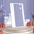 thumbnail image 1 of Dvkptbk Clavier et Souris Bluetooth Portables Clavier et Souris Sans Fil BT pour Android Windows PC Tablette - Vendredi Fou Liquidation, 1 of 4