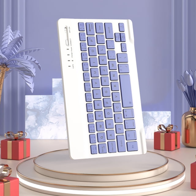 Dvkptbk Clavier et Souris Bluetooth Portables Clavier et Souris Sans Fil BT pour Android Windows PC Tablette - Vendredi Fou Liquidation