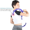 thumbnail image 2 of Trigger Point Self Massager- S-Shaped Therapy Massage Tool for Self Back Massage, Neck Massage, Shoulder Massage, Myofascial Release Tool & Deep Muscle Massage Stick(Blue), 2 of 7