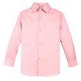 thumbnail image 1 of Spring Notion Baby Boys' Long Sleeve Dress Shirt 18M Pink, 1 of 5