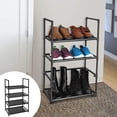 thumbnail image 4 of Dvkptbk Dirt Proof Storage Rack Dormitory Iron Shoe Cabinet Multi-layer Non-woven Fabric Door Home Shoe Rack, 4 of 6