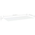 thumbnail image 4 of vidaXL Bookshelf Boards 8 pcs White 80x20x1.5 cm Engineered Wood, 4 of 4