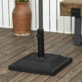 thumbnail image 2 of Outsunny Base de Parasol de Patio Robuste 26 lb Support de Parasol en Résine Noir, 2 of 10
