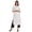 White, variant on Moomaya Solid Pintuck Blouses For Women Indian Ethnic Kurti Casual Cotton Kurta