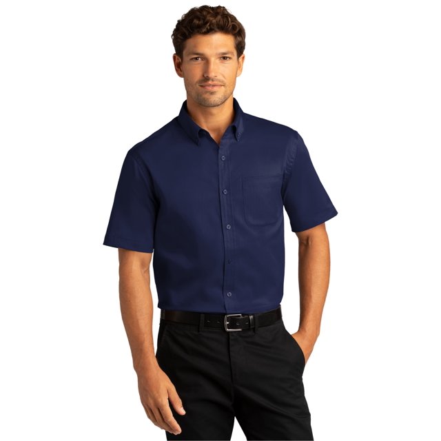 Port Authority Chemise à Manches Courtes SuperPro React Twill pour Hommes - W809
