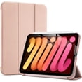 thumbnail image 1 of Case For iPad Mini 6 Case 6th Generation Stand Folio Mini Cover - Rose Gold, 1 of 5
