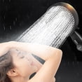 thumbnail image 2 of Shower Head Filter for Hard Watershower - High-Pressure Handheld Showerhead - Hard Water High Pressure4 Spray Modes Handheld Shower for the Elderly, Childrencan Be Used for Home, 2 of 9