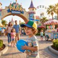 thumbnail image 2 of TOPTIE Toddler Propeller Sun Hat, Funny Helicopter Cap for 2-7 Years Old, 2 of 8