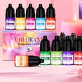 thumbnail image 2 of Under 10 Candles & Holders Candle Dye 20 Colors Liquid Oil Based Dye for Candle Wax Candle Color for DIY Candle Making Highly Concentrate Natural Candle Color（5ml）, 2 of 7