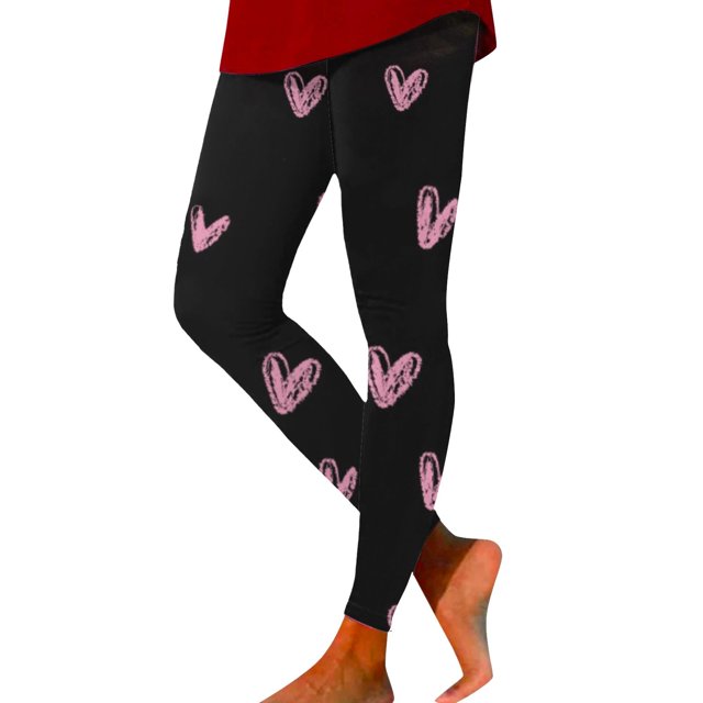 B91xZ Plus Size Leggings Tummy Control High Waisted Soft Workout Yoga Pants,Pink S