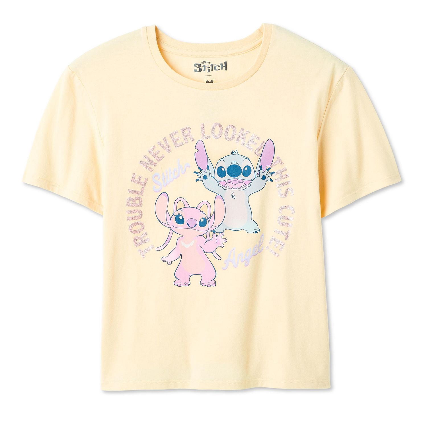 T-shirt à imprimé graphique Stitch Disney pour filles