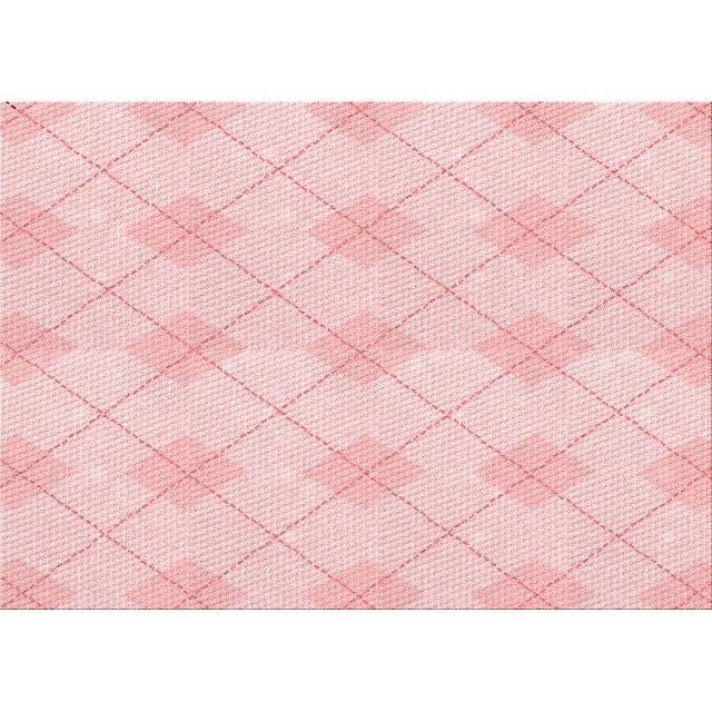 Ahgly Company Machine Washable Indoor Rectangle Transitional Light Coral Pink Area Rugs, 7' x 9'