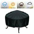 thumbnail image 4 of Langgg BBQ Stove Dustproof Cover Round Outdoor Waterproof Sunproof Replacement Solid Color Burner Cap Protector Accessories 112x21cm, 4 of 8