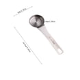 thumbnail image 2 of Amzcrzy Kitchen Appliances 304 Stainless Steel Coffee Powder Spoon With Graduation 30Ml80Ml Kitchen Baking Tools Coffee Measuring Spoon Tableware Spoon Kitchen Utensils Set Kitchen Gadgets, 2 of 6