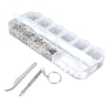 thumbnail image 3 of Octpeak Lunettes Vis Ensemble, Lunettes Kit de Réparation Vis de Lunettes Ensemble avec Tournevis à Écrou pour les Lunettes de Montre Tablette Téléphone Portable, Lunettes Kit de Réparation, 3 of 8