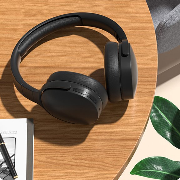 Birdeem Wireless Over Ear Headphones,Bluetooth 5.1 Foldable Design with 20H Playtime,Hifi Stereo Sound & 50Mm Speaker,Comfortable Protein Leather Earpads for Travel,Pc,Tv