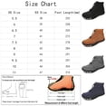 thumbnail image 4 of YOURDIARY Mens Barefoot Snow Boots Waterproof Winter Shoes with Faux Fur Lining Wide Toe Box Zero Drop Ankle-High Boots, 4 of 8