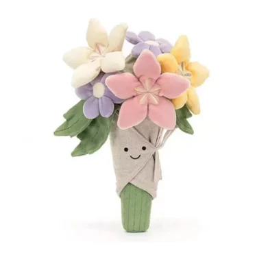 DEBGFS Plush Toy Bouquet of Flowers Toy Girls Birthday Gifts Doll New With Tag