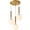 Gold-3 Light, variant on KCO Lighting Black Globe Pendant Light, Modern Single Pendant Lights, Industrial Farmhouse Round Glass Hanging Lamp