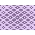 thumbnail image 1 of Ahgly Company Tapis d'Intérieur Rectangulaire Transitionnel Lavable à la Machine, Motif Fleur Violet Violet, 4 Pieds x 6 Pieds, 1 of 7