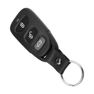 Unique Bargains Étui de Remplacement pour Clé à 4 Boutons, Entrée Sans Clé, Coque de Télécommande, Couvercle pour Hyundai pour Kia Sans Puce, Noir