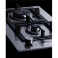 thumbnail image 1 of Summit Appliance GCJ2SSLP 12 in. 2-Burner Propane Gas Cooktop in Stainless Steel, 1 of 7
