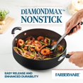 thumbnail image 5 of Farberware Cookstart DiamondMax Nonstick Jumbo Cooker with Lid and Helper Handle Dishwasher Safe 6 Quart Black, 5 of 5