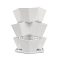 thumbnail image 1 of 3-Tier Stackable Planter Eggshell 1pk**, 1 of 1
