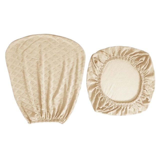 Split Office Chair Cover Stretchable Washable Anti Dust Universal Computer Chair beige